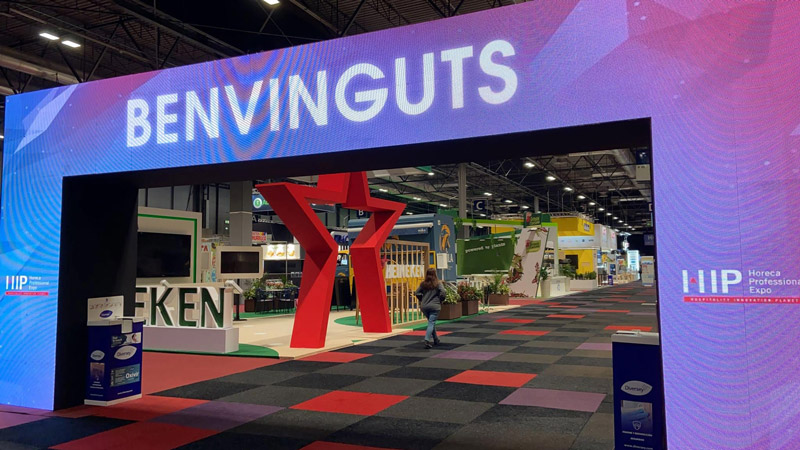 montaje stands hip horeca expo servis