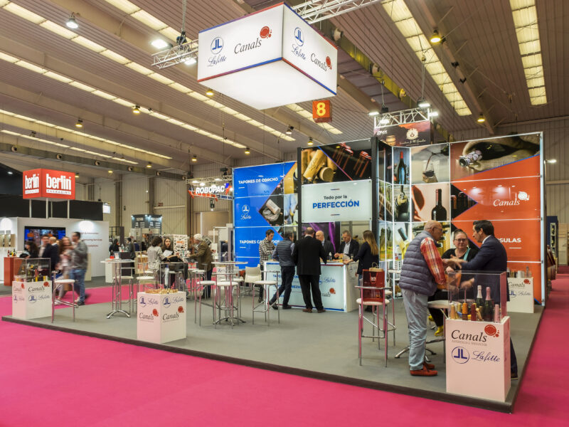 Stand de feria modular de Lafitte en Enomaq 2022