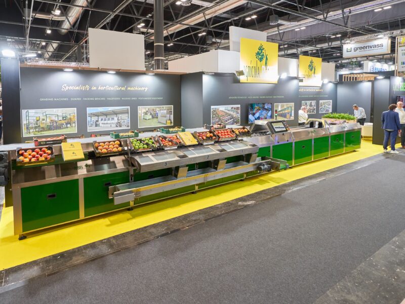 Stand para feria gastronómica de Agrícola Rubies